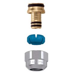 Knelkoppeling, Caleffi Darcal 679, messing 20x2mm, 3/4", geschikt voor -meerlagen